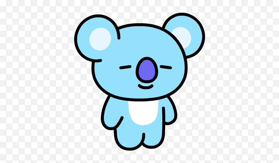 Scavs Dont Shoot If You Are A Bear - Bt21 Koya Emoji,Missed The Bus Emoji