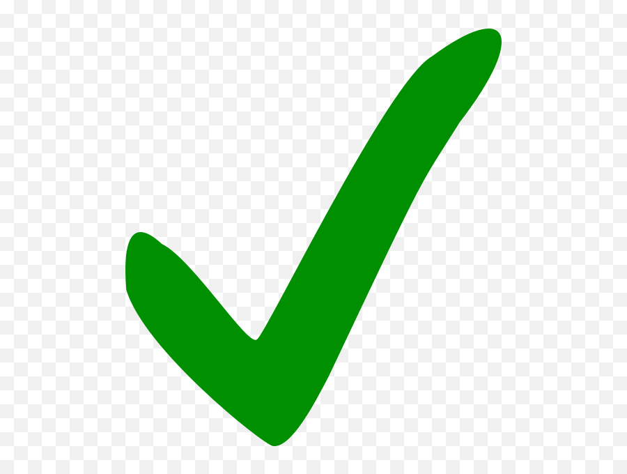 Check Mark Clip Art - Check Vector Png Emoji,Green Check Mark Emoji