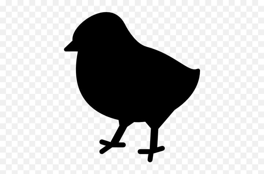 Chick Icon Images - Baby Chick Black Icon Transparent Background Emoji,Baby Chick Emoji