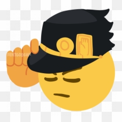 Jojo Bizarre Adventure Emoji,Cringe Emoji Png