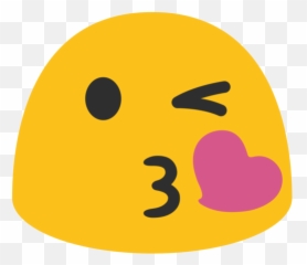 Face Blowing A Kiss Emoji - Android Png