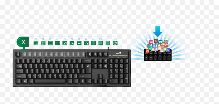 Genius Smart Keyboard With High Key - Computer Keyboard Emoji,Emoji Keyboard Shortcut Windows 10