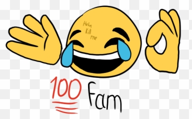 Crying Laughing Emoji - Ok Hand
