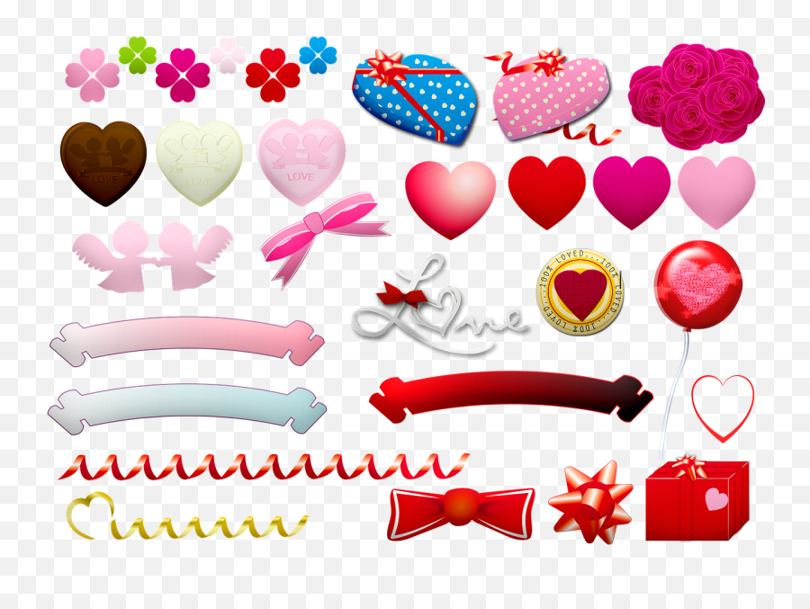Valentine Clip Art Hearts Candy - Amor Imagenes De San Valentin Bonitas Emoji,Gift Heart Emoji