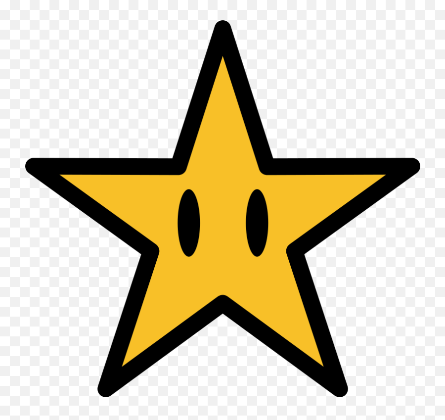 Star With Eyes - 8 Bit Power Up Emoji,Emoji Super Mario