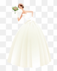 Bride Dress Png - Beautiful Wedding Free Emoji