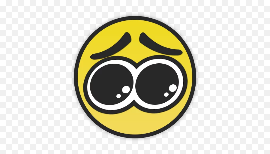 Sticker - Circle Emoji,2 Face Emoji