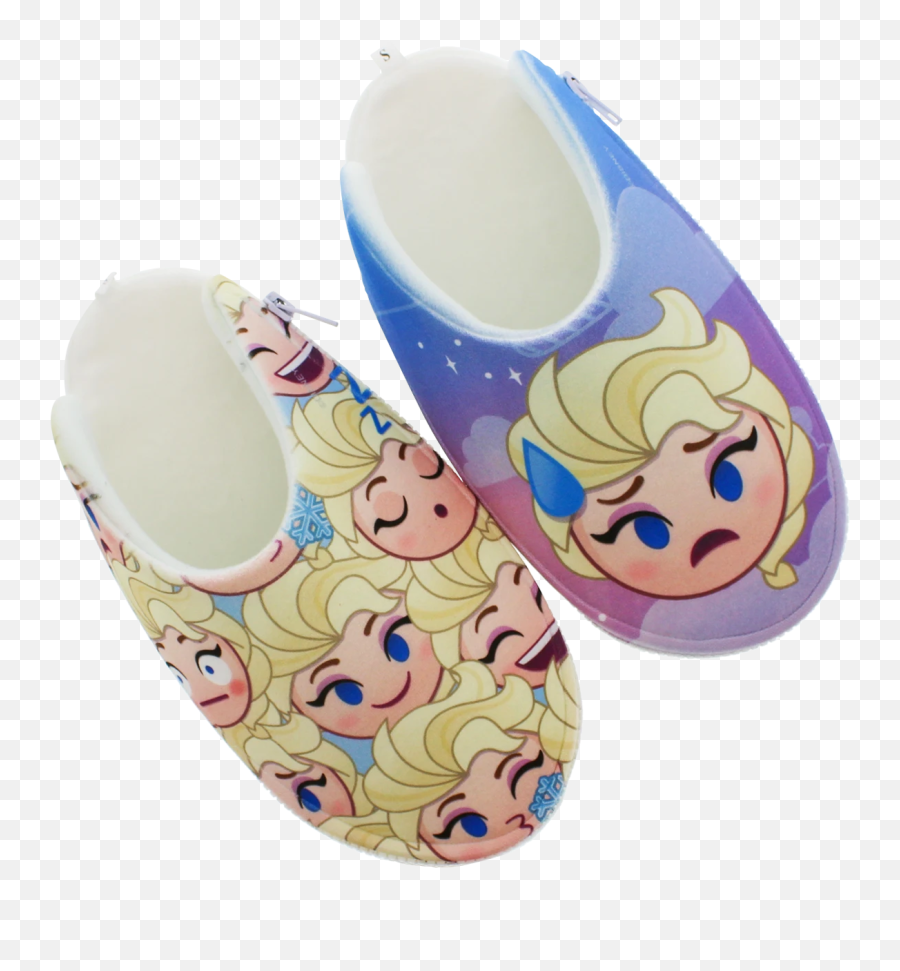 Elsa Emoji Zlipperz - Shoe,Flip Flop Emoji