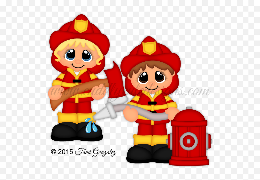Firefighter Clipart African American - Career Cuties Emoji,Firefighter Emoji