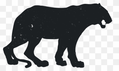 Clipart Volleyball Panther Clipart Volleyball Panther - Tiger Silhouette Png Emoji,Panther Emoji