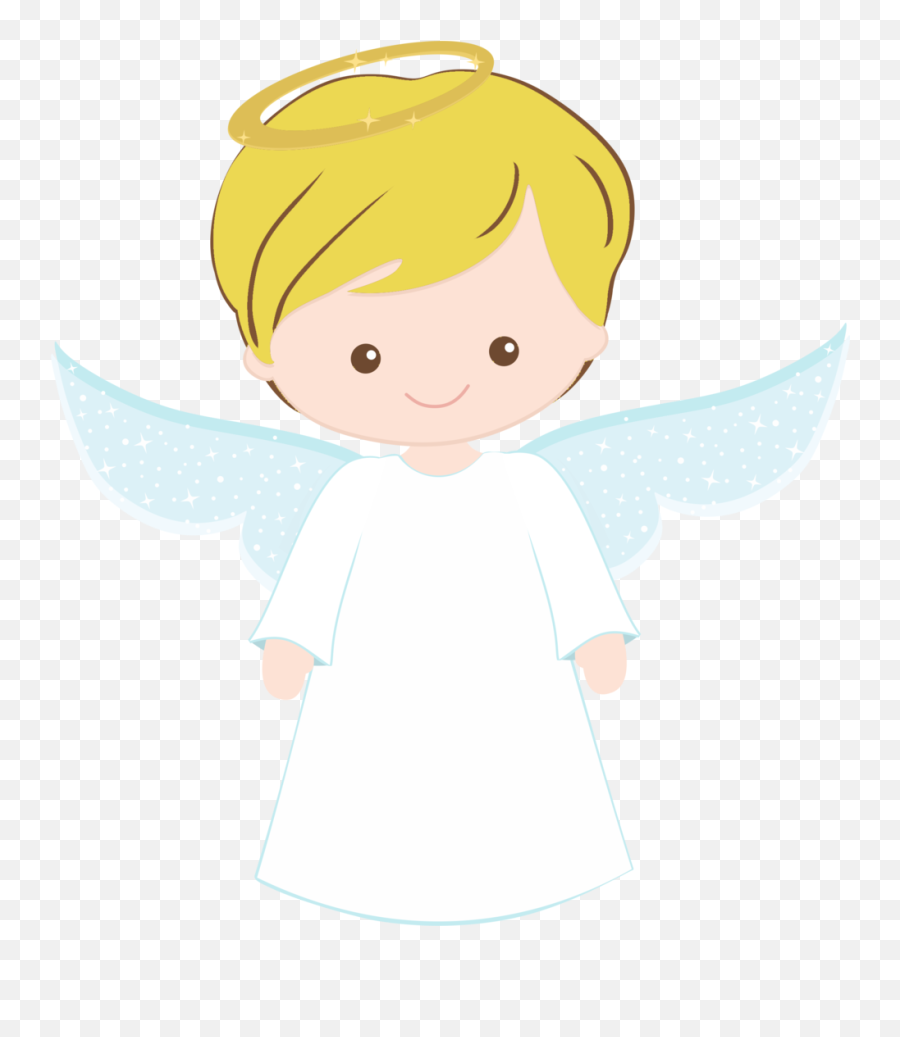 Alas Angelito Bautismo - Angels Boy And Girl Angel De Bautizo Imagen Emoji,Emoji Angelito