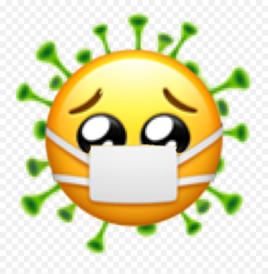 Coronavirus Virus Emoji Remix Sticker By Theotaku - Happy,Die Emoji