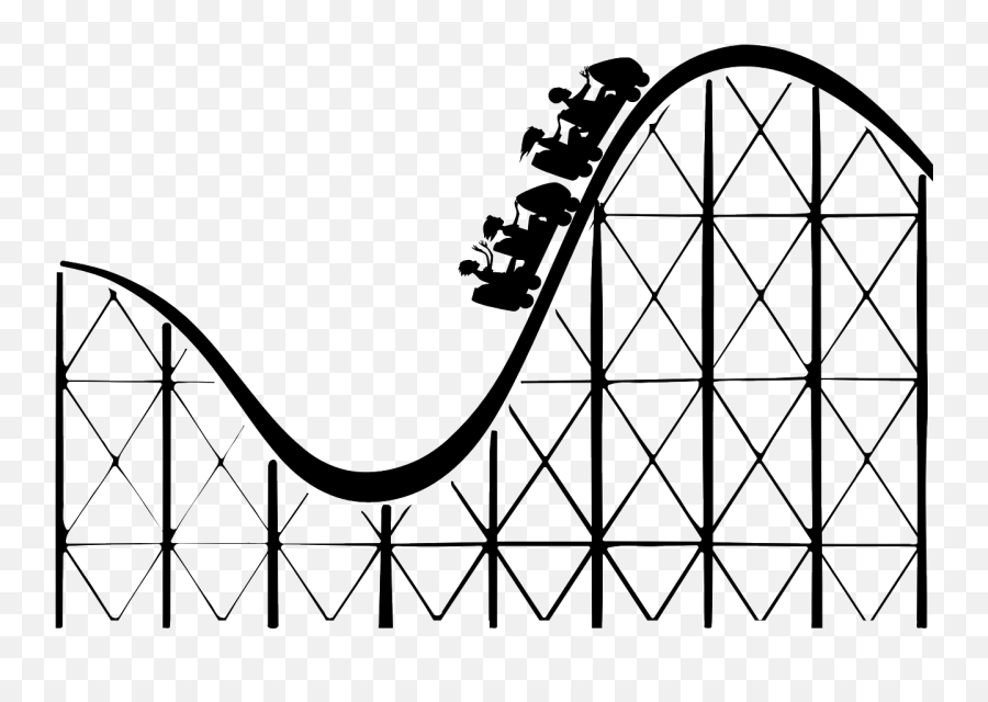 Park Roller Coaster Rollercoaster Big Dipper Sw - Roller Coaster Easy Drawing Emoji,Roller Coaster Emoji