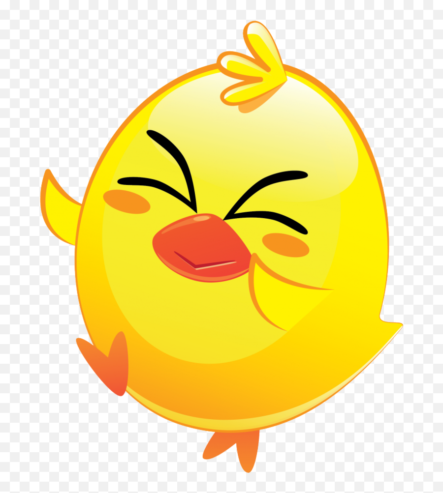 The Little Chicken Vidio Stickers For Whatsapp - Happy Emoji,Chicken Emoticon