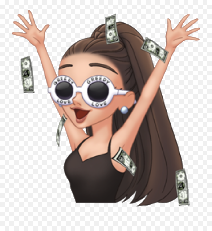 Arimoji Greedy Greedyforlove Sticker By Ariana Locks - Emoji Girl,Greedy Emoji