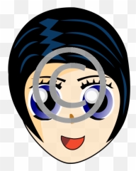 Girl with big eyes PNG u2013 TigerStock - Clip Art Emoji