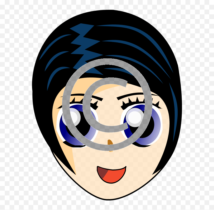 Girl With Big Eyes Png U2013 Tigerstock - Clip Art Emoji,Emoticon Big Eyes