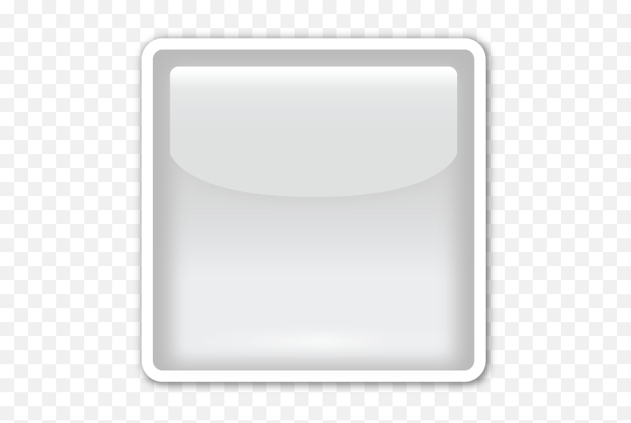 White Square Button - White Square Emoji,Box Emoji Meaning