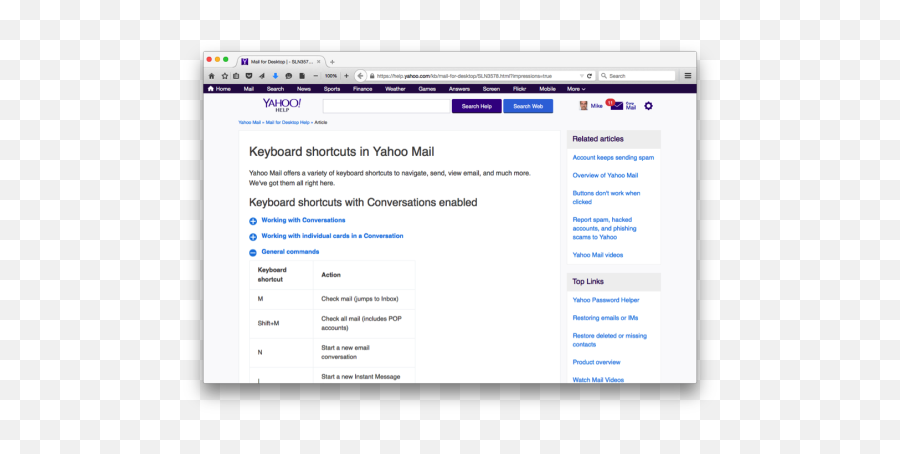 Yahoo Accessibility Taking The Shortcut - Screenshot Emoji,Emoji Keyboard Shortcut