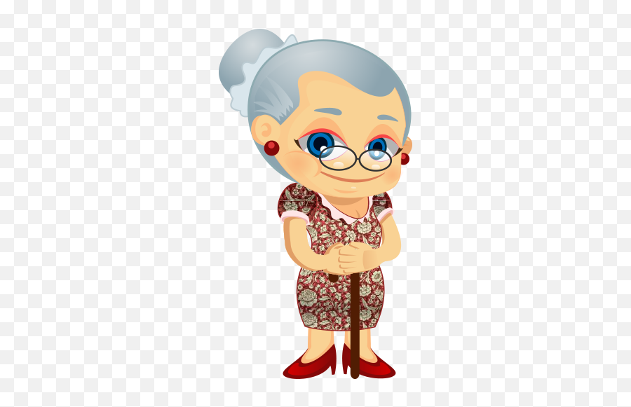 Harvey - Granny From Study Ladder Gif Emoji,Granny Emoji
