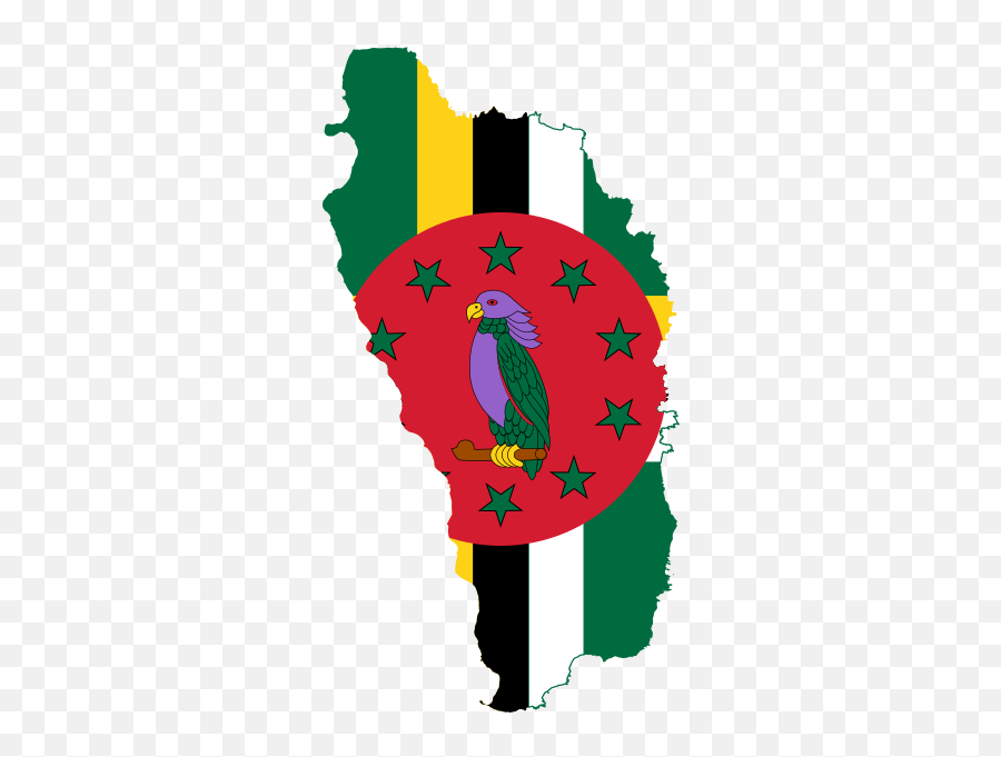 Flag - Dominica Flag And Map Emoji,West Indies Flag Emoji