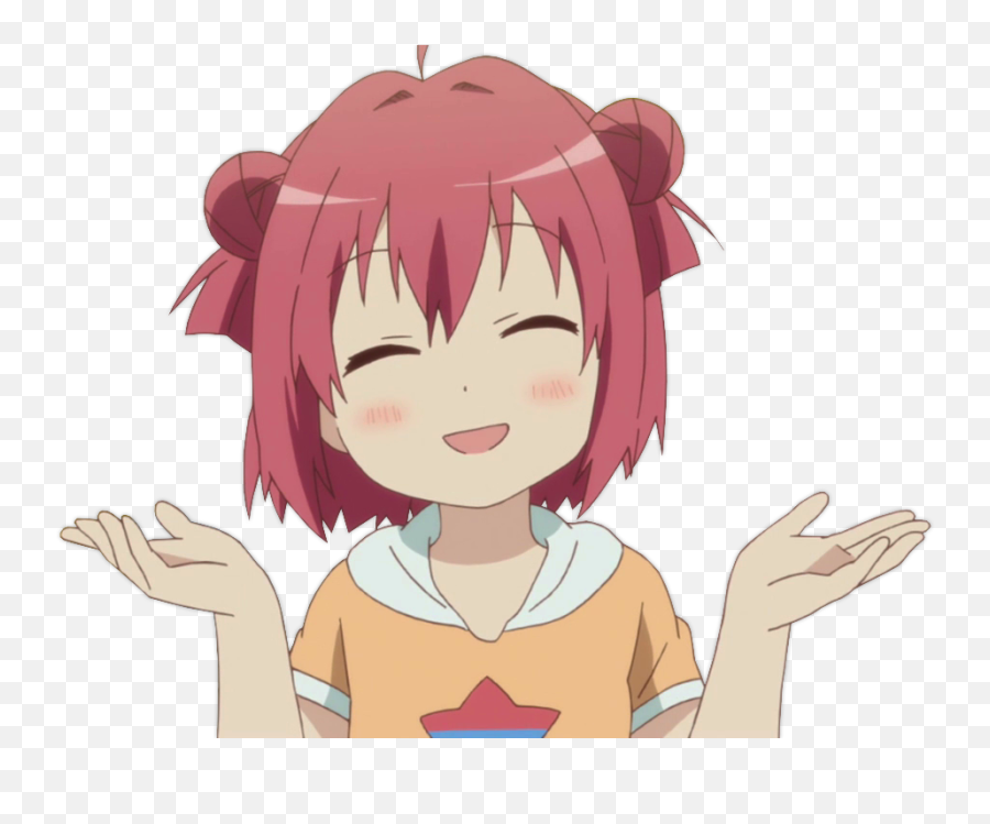 Anime Girl Shrug Transparent Emoji - free transparent emoji - emojipng.com