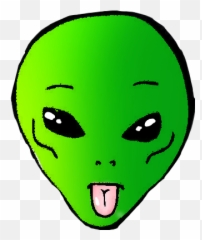 Freetoedit Alien Ufo Ufo Ovni Ovnis - Clip Art Emoji,Green Tongue Emoji