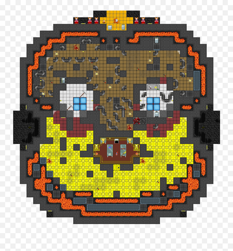 Ruins - Yogstation13 Deadpool Logo Pixel Art Emoji,Clown Emoticon