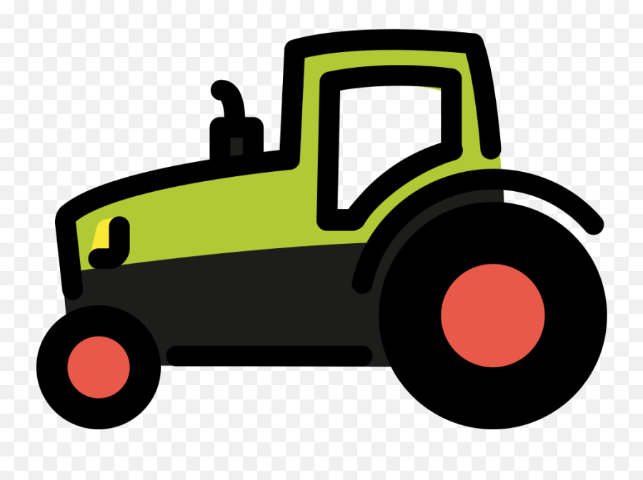 Openmoji - Tractor Emoji,Tractor Emoji