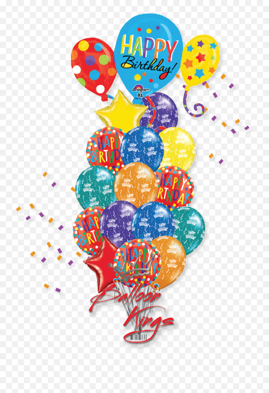 Hb Balloons Cluster Bouquet - Balloon Emoji,Birthday Balloon Emoji