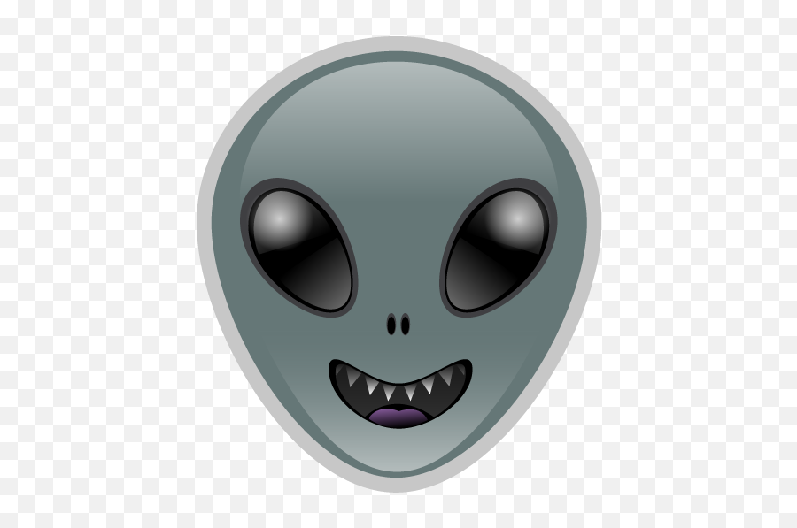 Hungry Alien Emoji - Alien Emoji With Teeth,Teeth Emoji