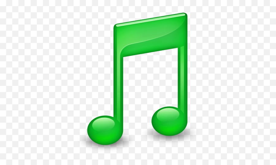 Sidebar Music Green Icon Smooth Leopard Iconset Mcdo Design - Green Music Icon Png Emoji,Emoji Musica