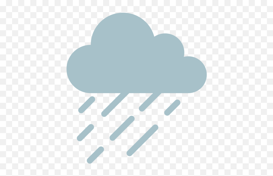 Cloud With Rain Emoji - Transparent Rain Cloud Emoji,Rain Emoji