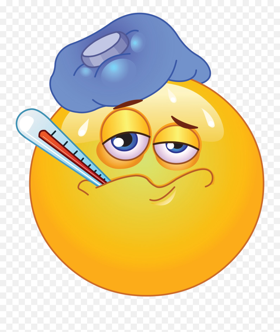 Sick Person Ill Emoticons Smileys And Emojis Transparent - Sick Emoticon,Nauseous Emoji