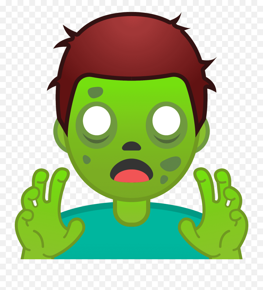 Man Zombie Emoji Clipart - Man Zombie Emoji,Mermaid Emoji Android