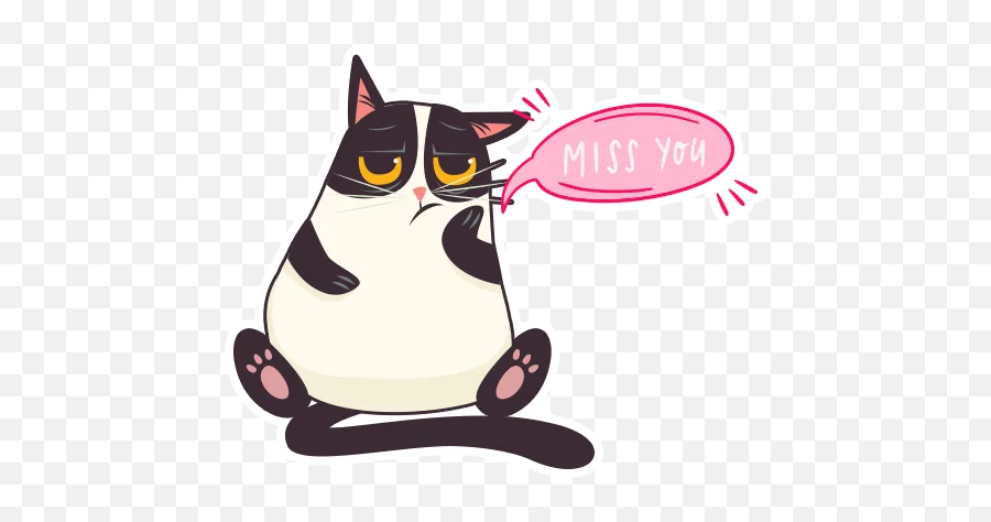 Animated Funny Stickers For Whatsapp Personal Sticker - 404 Cat Emoji,Cat Heart Emoji Meme