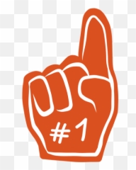 Finger hand number one gesture badge sticker AD - Number One Hand Png Emoji