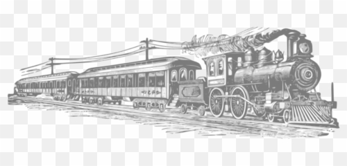 Train Rail Transport Steam Locomotive - Transparent Steam Engine Clipart Emoji,Train Emoticon