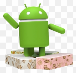 Android 7 - Nougat Logo Png Emoji