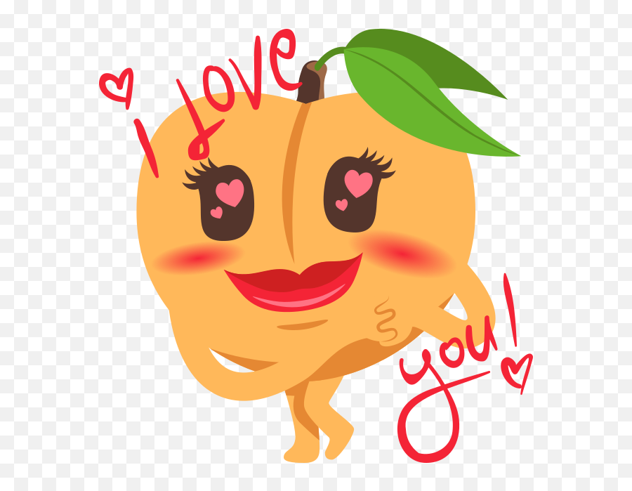 Peaches Clipart Emoji Peaches Emoji Transparent Free For - Emoji De Te Amo,Peach Emoji Png