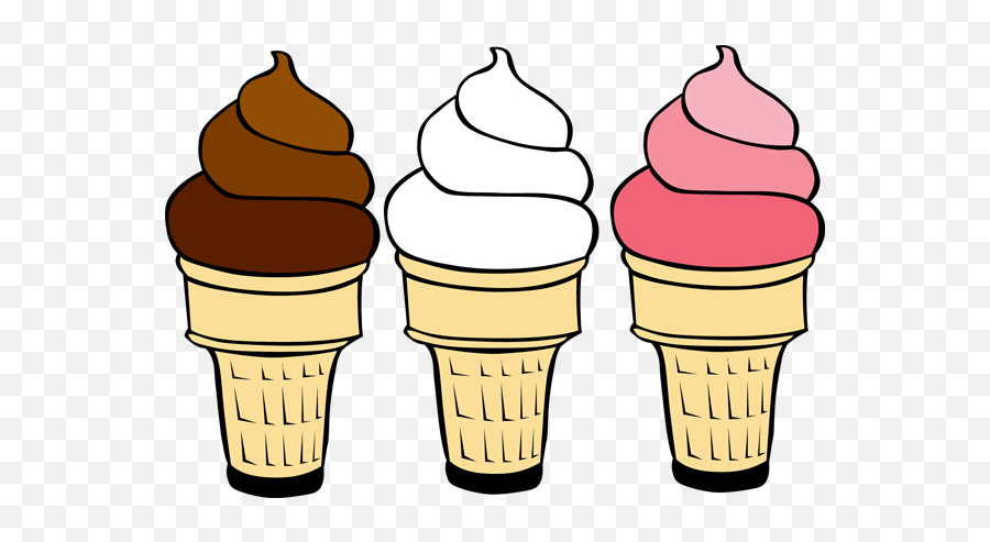Ice Cream Cone Clip Art Vanilla Ice - Clip Art Ice Cream Emoji,Emoji Ice Cream Cake