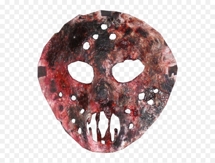 Bloody Hockey Mask - Goaltender Mask Emoji,Hockey Mask Emoji