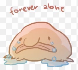 Foreveralone Blobfish - Cute Blobfish Forever Alone Emoji,Blobfish Emoji