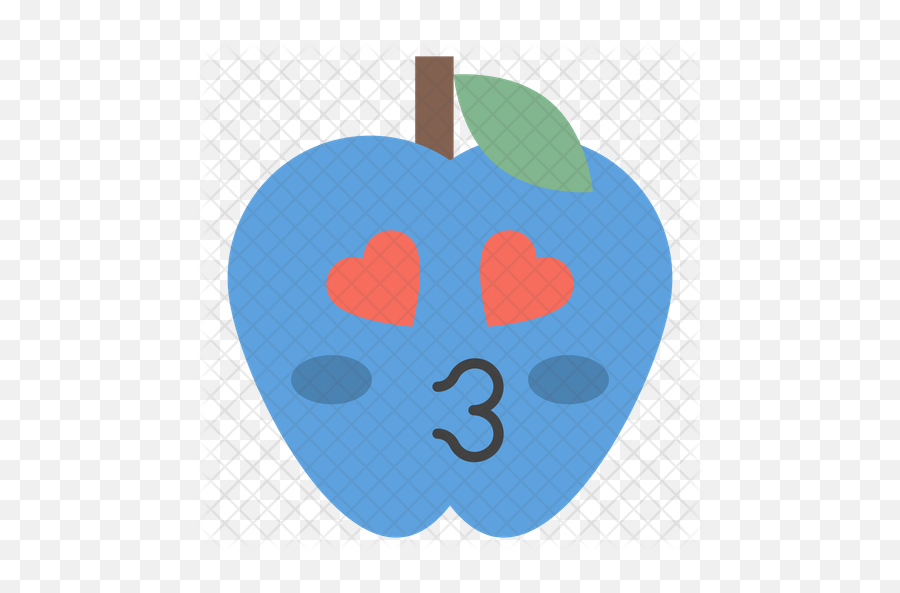 Kiss Face Apple Emoji Icon Of Flat - Icon,Kissy Face Text Emoji