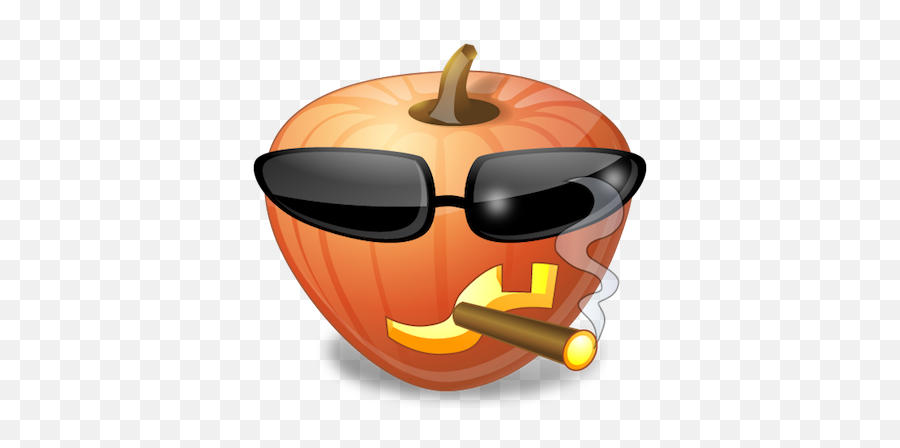 Pumpkin Halloween Emoji Sticker - Cool Icon,Cauldron Emoji