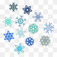 Vektor - Clipart Snowflakes Emoji