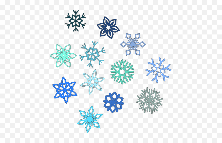 Vektor - Clipart Snowflakes Emoji,Award Emoji