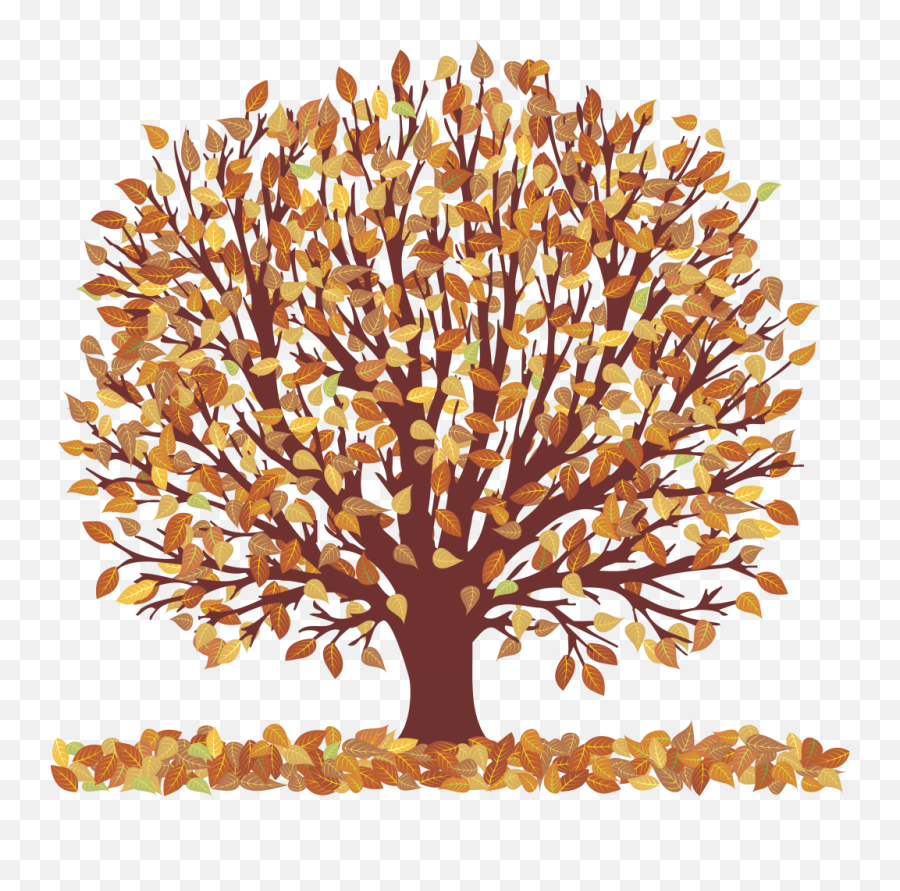 16831 Fall Free Clipart - Drawing Trees In Autumn Emoji,Fall Emoji