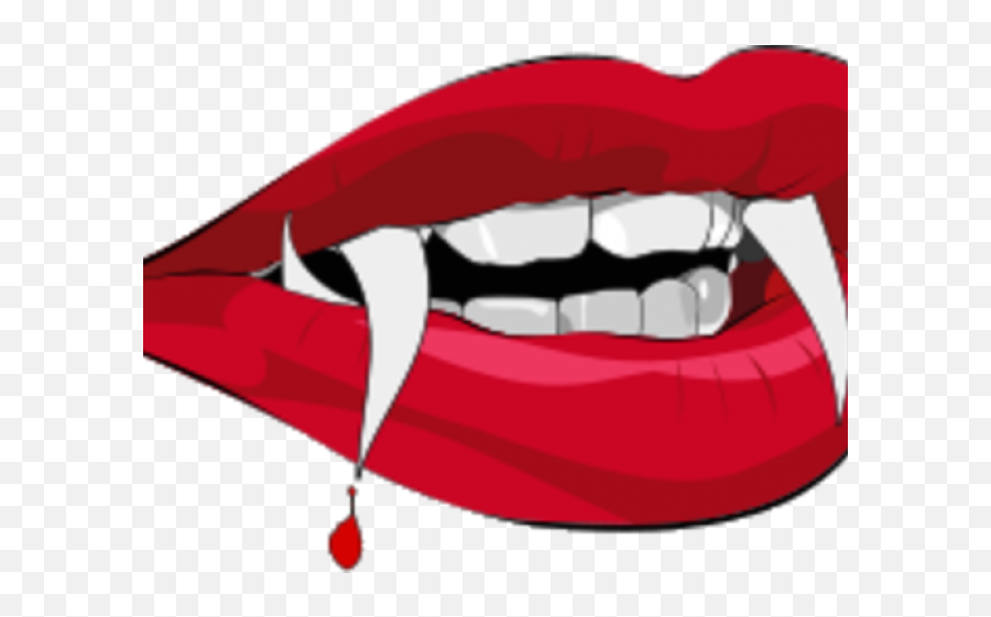 Drawn Teeth Plastic Vampire Tooth - Vampire Teeth Cartoon Emoji,Vampire Emoji Android