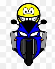 Motorcycle Smile - Smiley Emoji